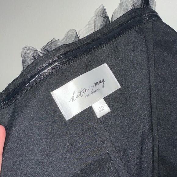 Katie May Elle Tulle Strapless Mini Dress NWT Black Size Medium Voluminous - Picture 4 of 10
